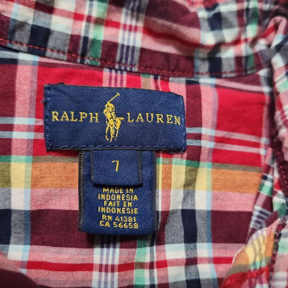 Ralph Lauren Polo Plaid Button Down Shirt